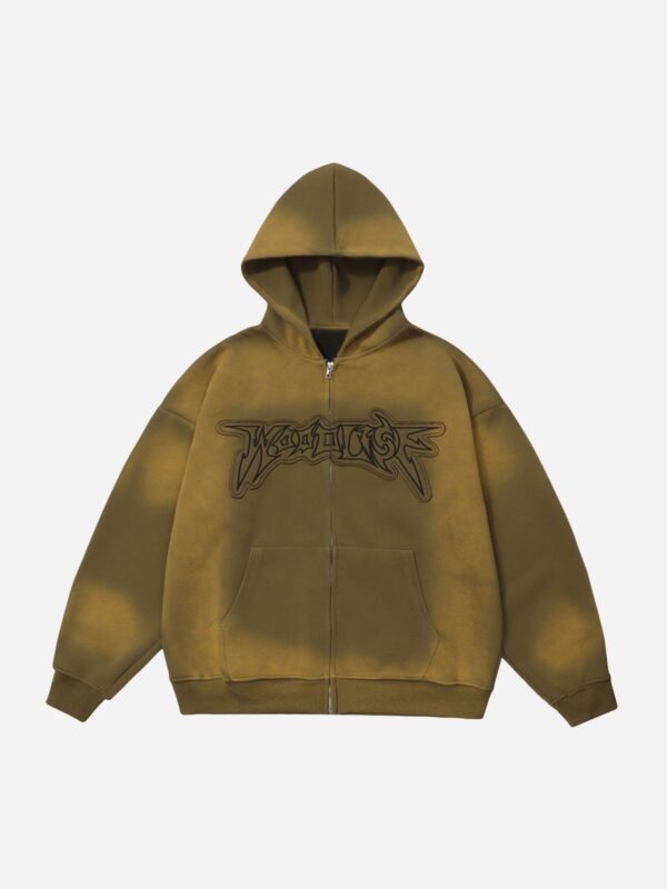 Print Gradient Hoodie
