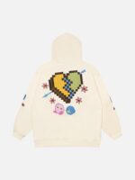 Planet Hooded Zipper Hoodie